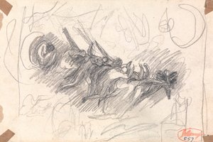 Demoni attaccanti per la tentazione di Cristo da George Romney